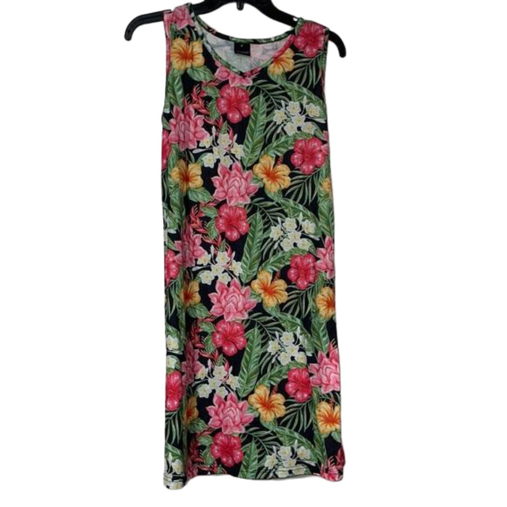 Nwot tropical flower dress M